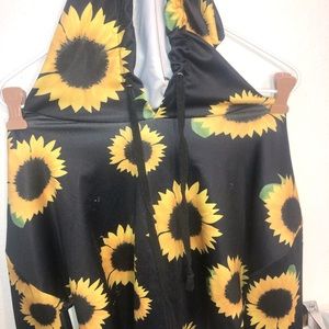 SHEIN crop tops sunflower